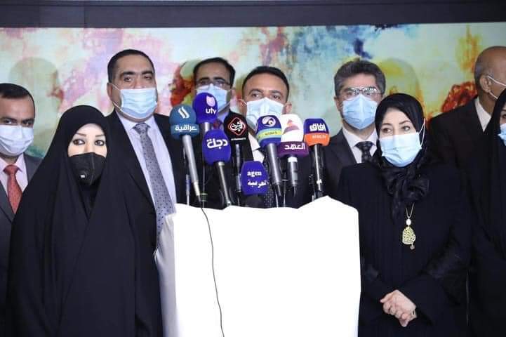 انعقاد اجتماع مشترك بين لجنة الصحة والبيئة النيابية والسيد وزير الصحة والبيئة حول مستجدات الواقع الصحي في العراق ومواجهة جائحة كورونا