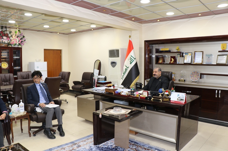 التجارة   … مدير  عام شركة المعارض العراقية يبحث مع نائب السفير الياباني في بغداد التعاون المشترك بين الجانبين