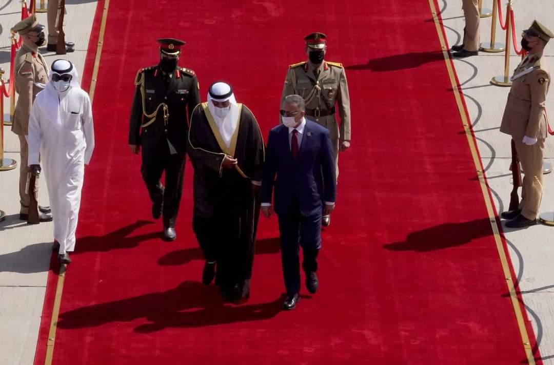 الرئيس مصطفى الكاظمي يستقبل الرؤوساء والملوك والامراء لدول الجوار