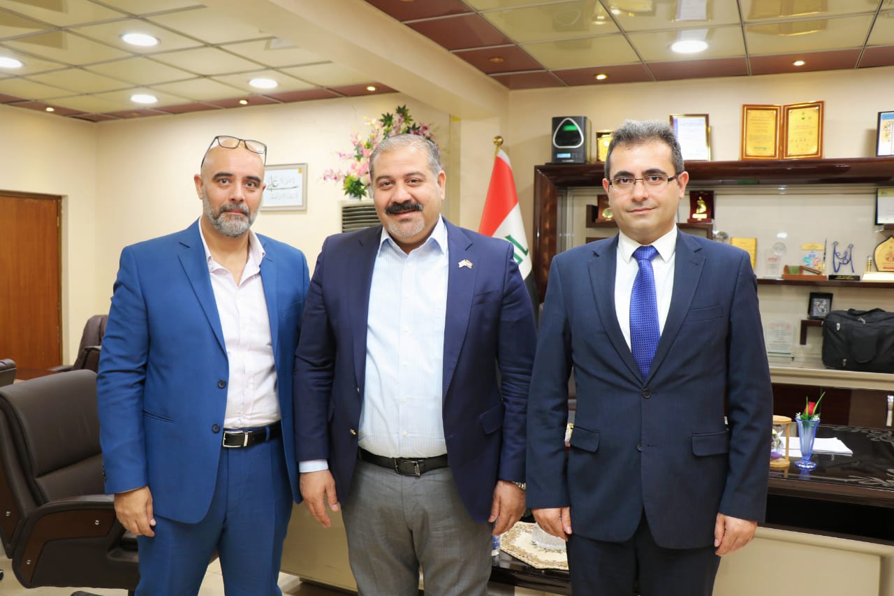 مدير عام شركة المعارض العراقية يلتقي الملحق التجاري اللبناني في العراق