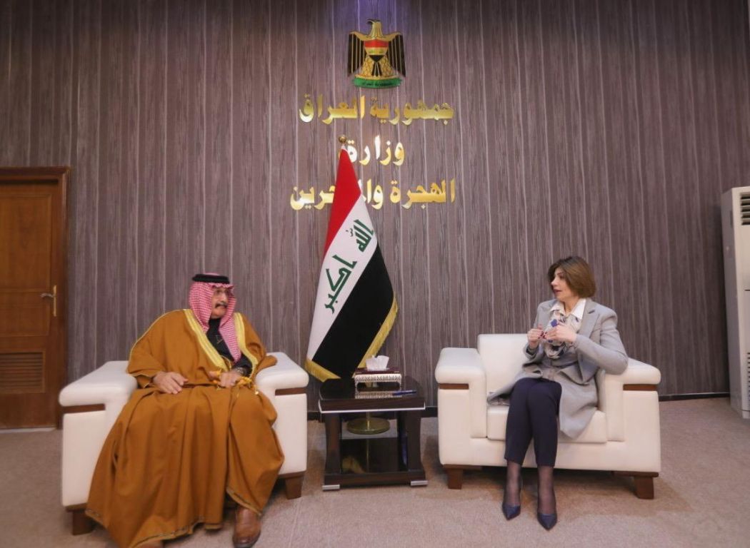 وزيرة الهجرة: الحكومة تولي اهتماماً كبيراً بملف نازحي جرف النصر