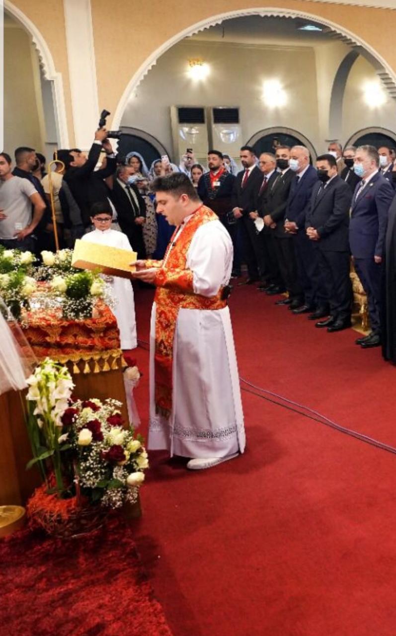 السيد الاعرجي يحضر مراسيم تكريس الأب دانيال الخوري أسقفا على العراق