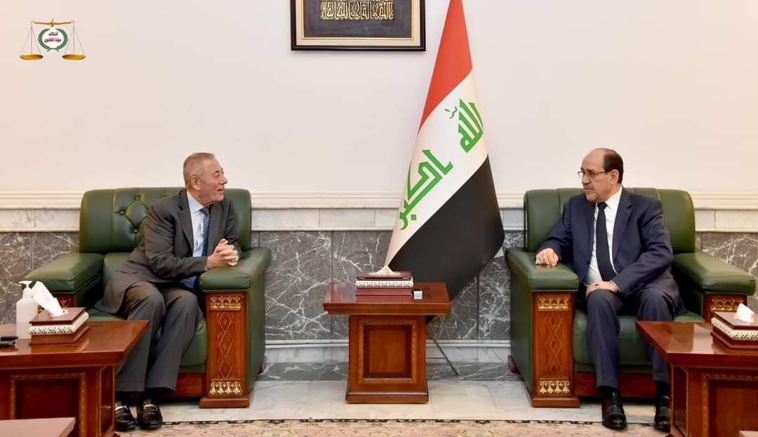 رئيس ائتلاف دولة القانون السيد نوري المالكي يستقبل سفير المملكة الاردنية الهاشمية لدى العراق