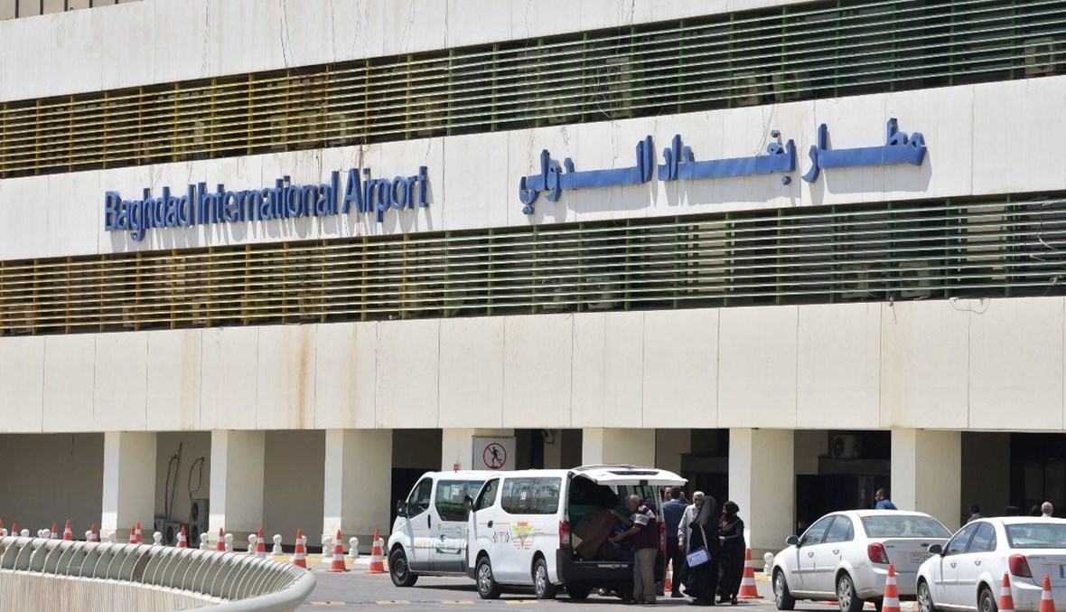 عودة حركة الملاحة إلى طبيعتها في مطار بغداد بعد توقفها بسبب الأحوال الجوية
